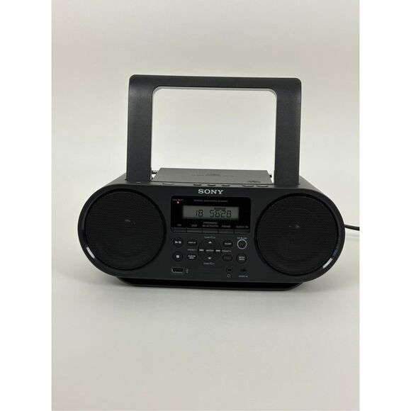 Sony ZS-RS60BT CD Boombox W/ Bluetooth, NFC, AM/FM, USB, Headphone/Line-in Jacks - Picture 1 of 12